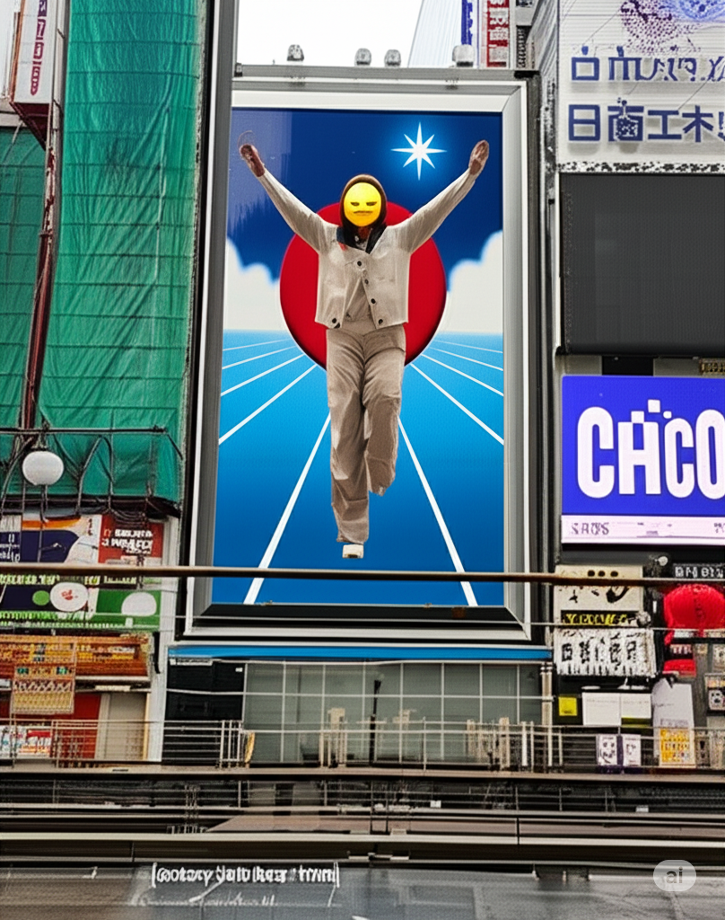 ไปถ่ายหน้า Glico Man แลนด์มาร์ค ใน โอซาก้า